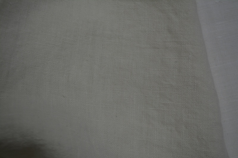 Полотенце льняное для кухни( умягченный лен) белое